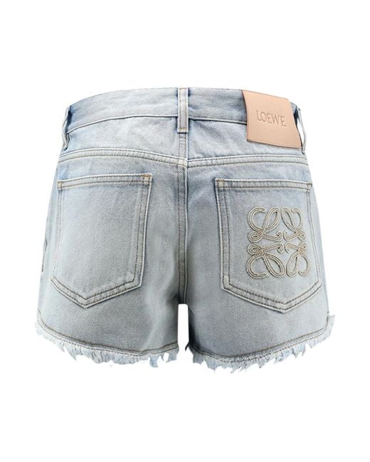 Loewe Blue Denim Shorts