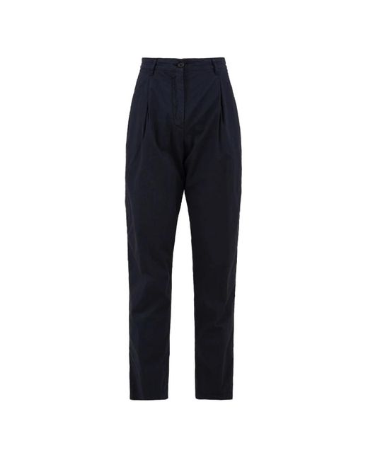 Aspesi Blue Slim-Fit Trousers