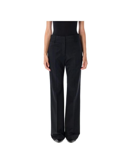 REMAIN Birger Christensen Black Straight Trousers