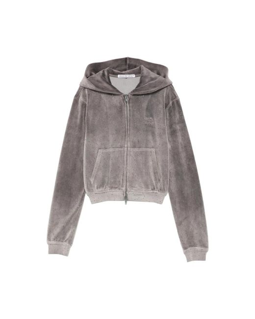 Alexander Wang Gray Zip-Throughs