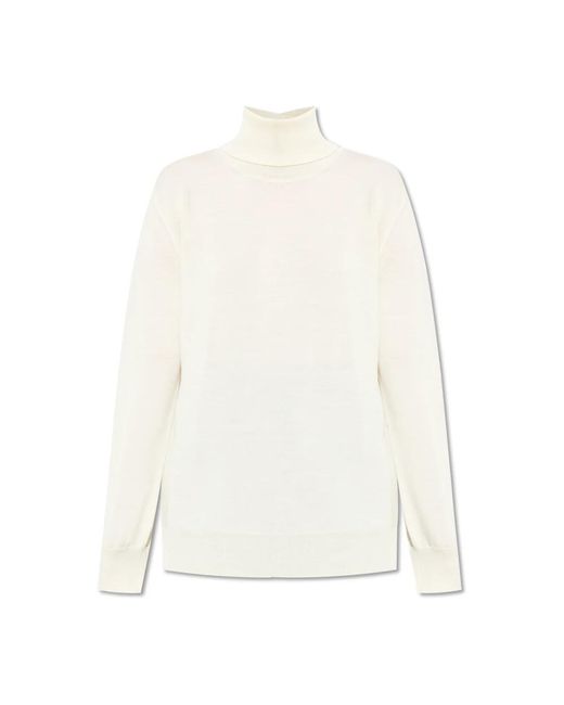 Jil Sander Wollen Coltrui in het White