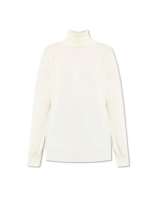 Jil Sander Wollen Coltrui in het White