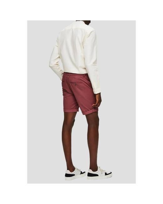 SELECTED Paris Shorts in het Purple voor heren