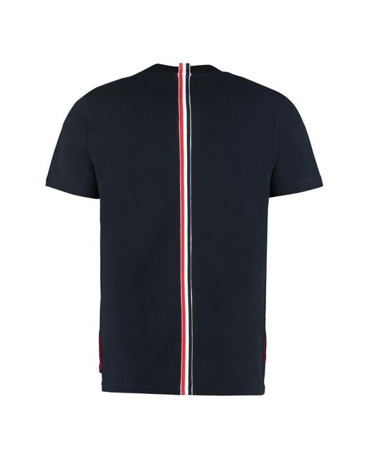 Thom Browne Tops ,Blauw ,T-Shirts in het Black voor heren