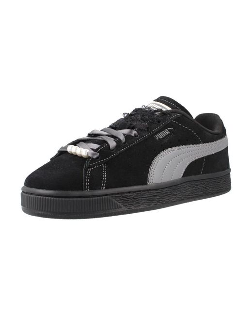 PUMA Black Suede Bloom