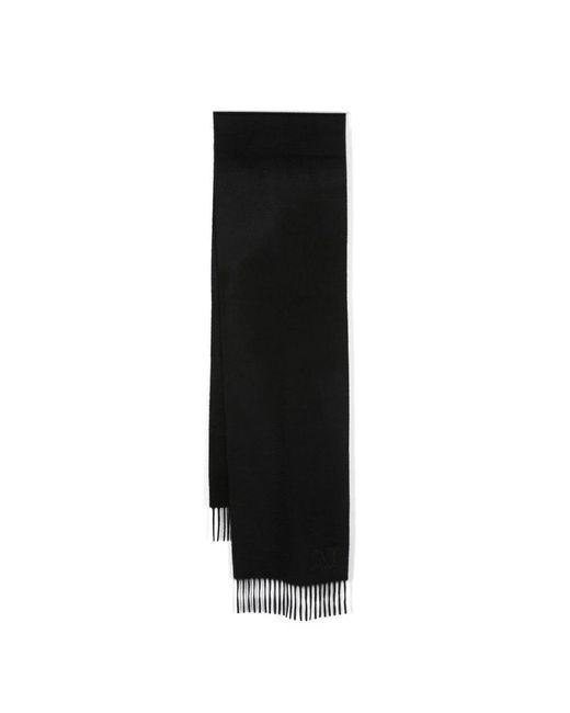 Winter Scarves Max Mara de color Black