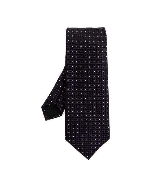 Tom Ford Accessoires ,Blauw ,Zijden Das in het Black voor heren