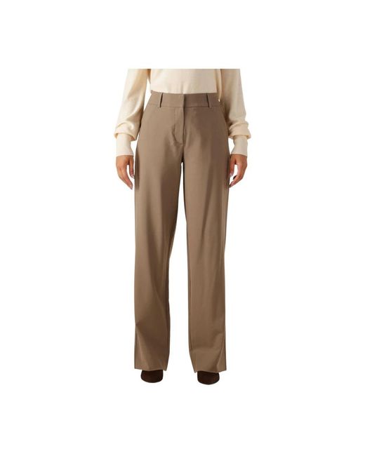 Fiveunits Broeken Neopreen Pantalon Voor Herfst/Winter in het Natural