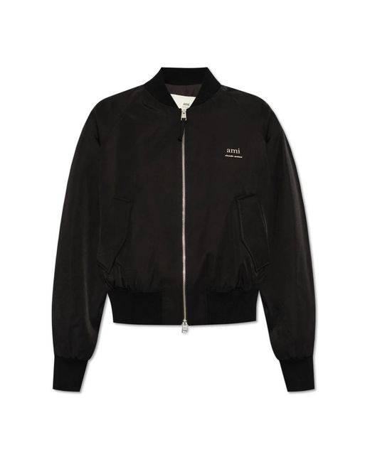 Bomber Jackets AMI en coloris Black