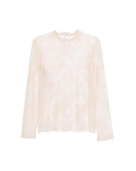 Alberta Ferretti White Blouses