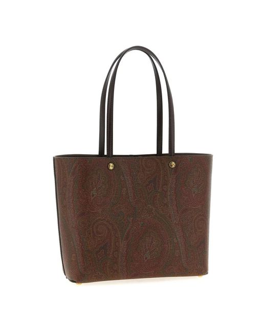 Etro Brown Shopping Bags