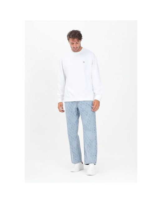 Calvin Klein Blue Straight Fit Jeans for men