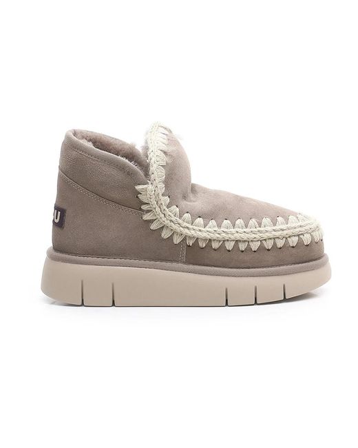 Mou Gray Bounce Sneaker Boots
