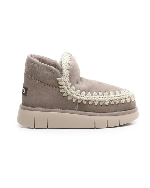 Mou Gray Winter Boots
