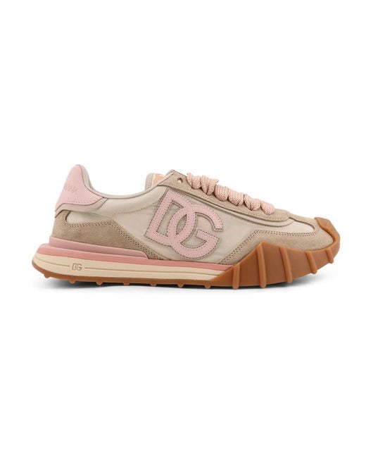 Dolce & Gabbana Pink Sneakers
