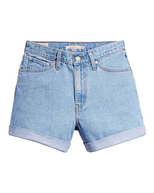 Levi's Blue Vintage mom shorts in blau levi's