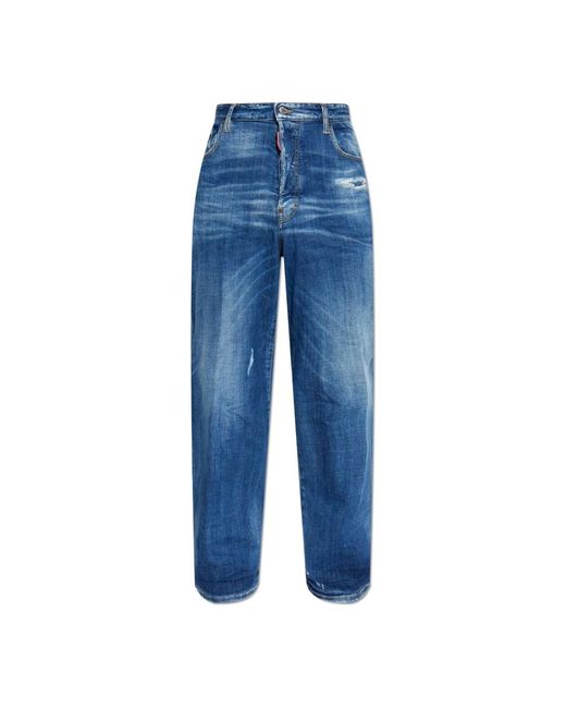 DSquared² Blue Straight Jeans for men