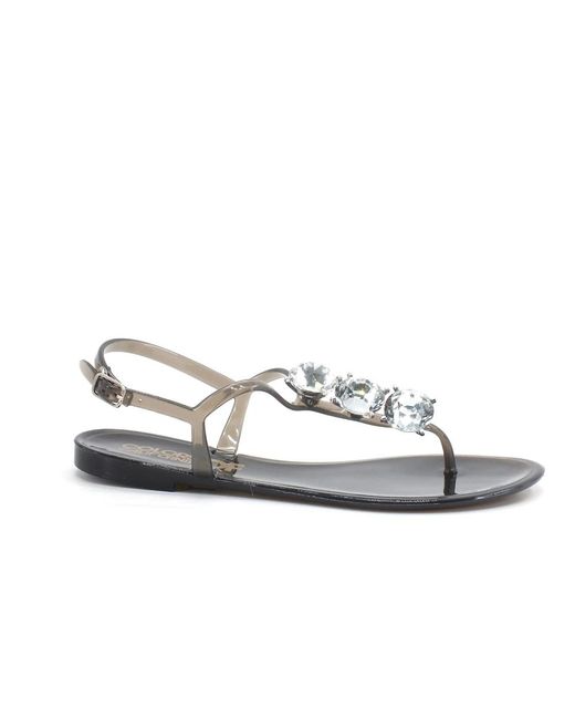 Colors Of California Metallic Flat Sandals