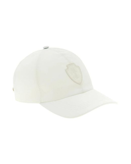 Brunello Cucinelli White Logo Patch Cap