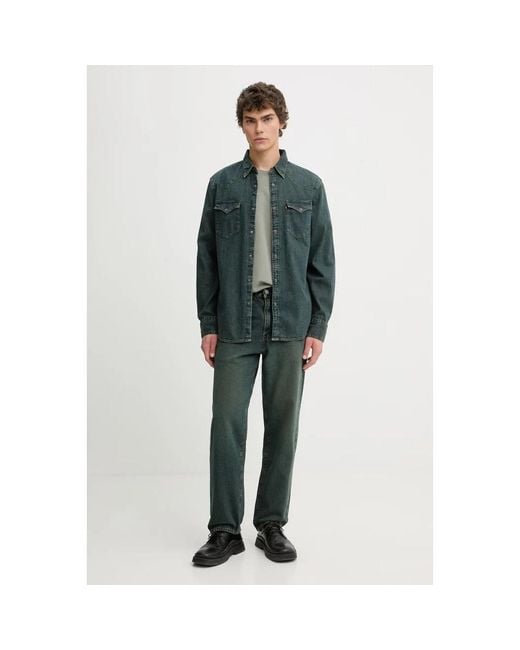 Straight Jeans Levi's de hombre de color Green