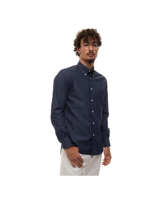 Carrel Blue Casual Shirts for men