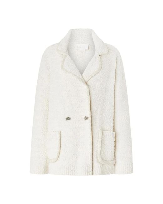 Genny Caban Coat in het White
