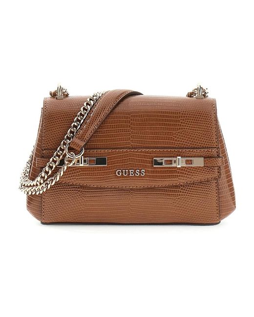 Guess Brown Shoulder Bags