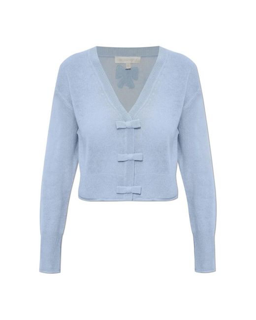 LoveShackFancy Blue Luisella Cardigan
