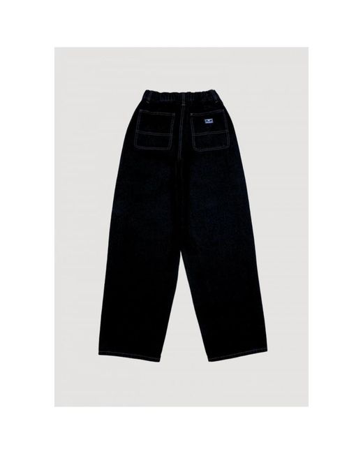 Obey Black Straight Fit Jeans
