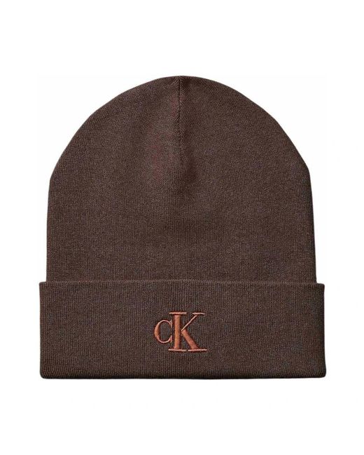 Beanies di Calvin Klein in Brown