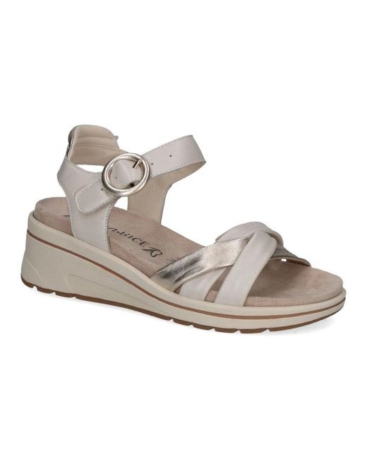 Caprice Metallic Wedges