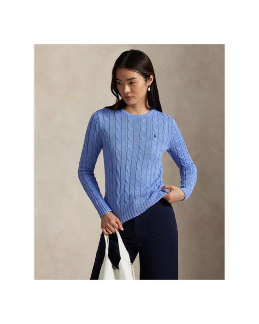 Polo Ralph Lauren Trui Met Ronde Hals in het Blue