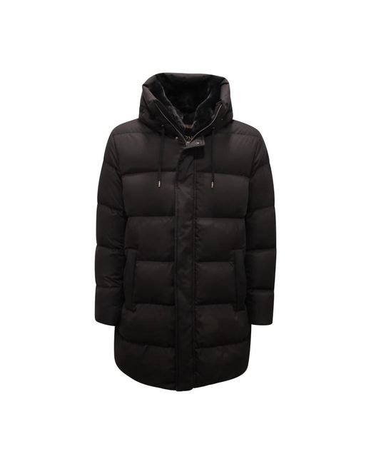 Herno Black Down Jackets for men
