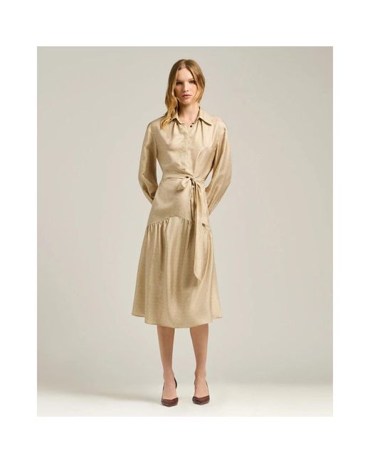 Midi Dresses Kiton en coloris Natural