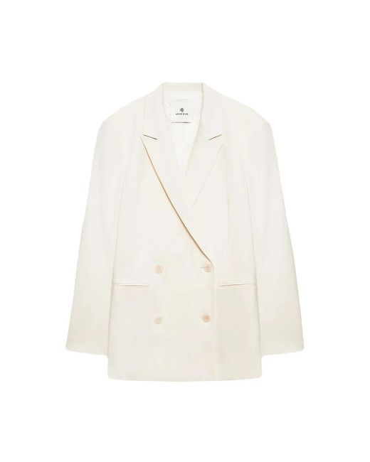 Anine Bing White Blazers