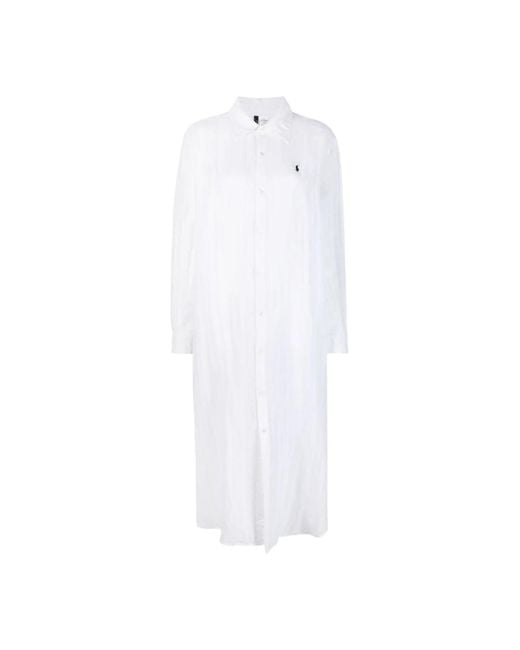 Camisa clásica de algodón blanco Ralph Lauren de color White