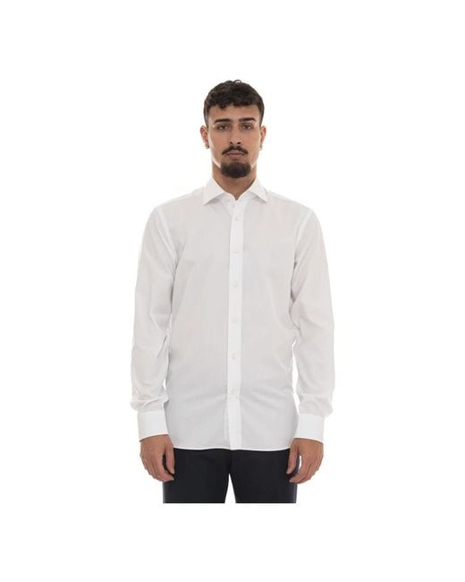 Boss White Formal Shirts for men