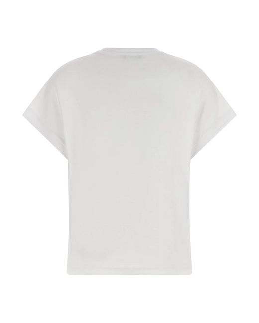 Balmain White T-Shirts