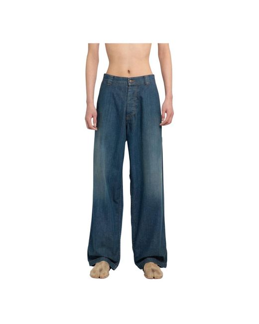 Jeans > wide jeans Maison Margiela pour homme en coloris Blue