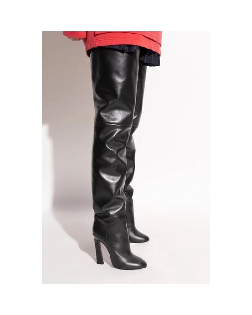 DSquared² Black Over-Knee Boots