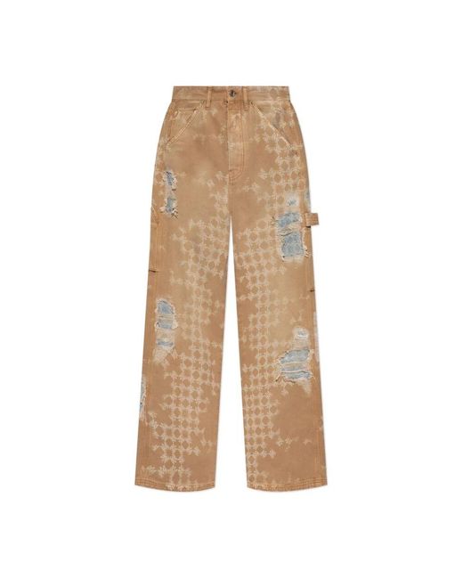 Amiri Hose Mit Logo in Natural für Herren
