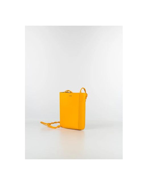 Jil Sander Yellow Cross Body Bags