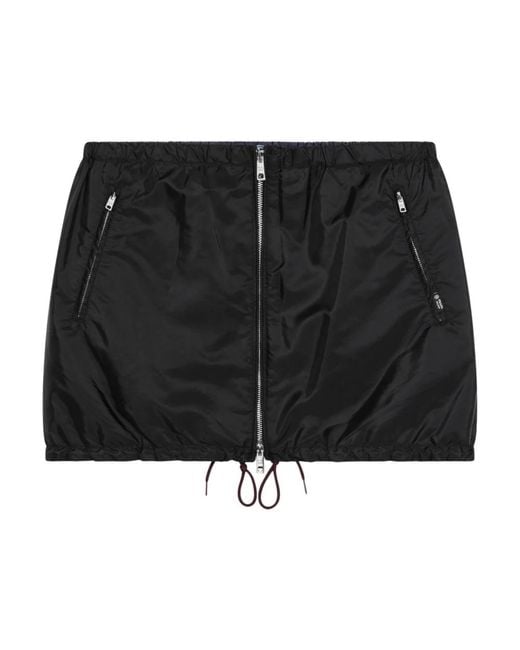 Prada Black Short Skirts