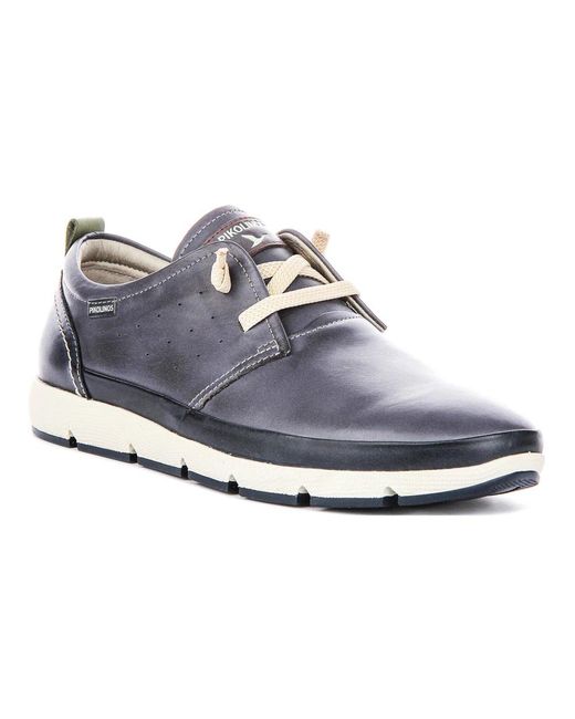 Pikolinos Blue Laced Shoes for men