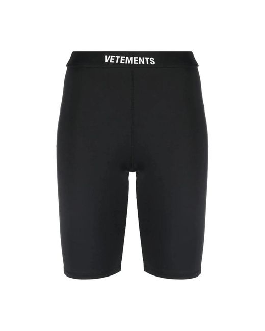Vetements Black Training shorts