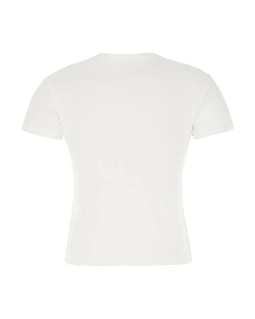 Ganni White T-Shirts