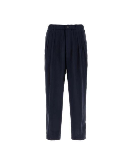 Giorgio Armani Blue Wide Trousers for men