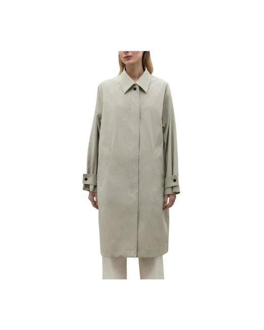 Ecoalf Gray Single-Breasted Coats