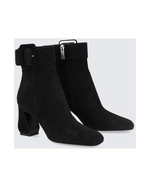 Sergio Rossi Black Heeled Boots