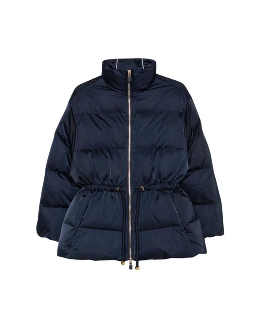 Elisabetta Franchi Blue Winter Jackets